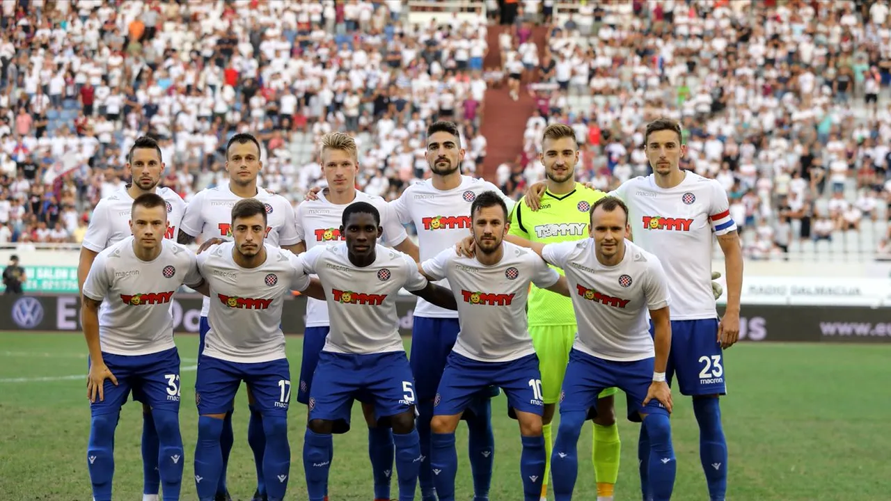 Duelul FCSB - Hajduk Split prinde contur. Cum s-au descurcat croații în meciul cu Slavia Sofia. Steliano Filip a văzut meciul din tribune