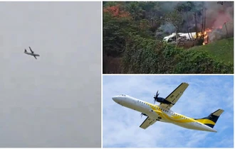 Un avion cu 62 de oameni la bord s-a prăbușit în Brazilia, nimeni nu a supraviețuit. Imagini dramatice cu aeronava ATR în picaj