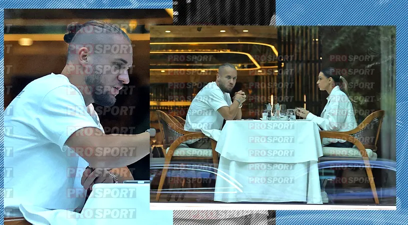George Pușcaș a „țintit” bine: a dat o fugă la București și a scos la masă o frumusețe blondă! FOTO EXCLUSIV