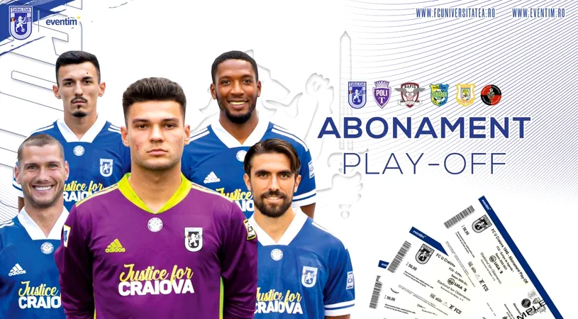 ”FC U” Craiova a pus în vânzare abonamente virtuale pentru meciurile din play-off! ”Vrem să găsim o corespondență cu suporterii noștri. Nu vreau să aud discuții că am făcut această inițiativă dintr-o nevoie sau alta de bani”