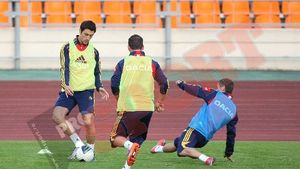 FOTO** Antrenamentul oficial al României! Marica, apt de joc. Îl titularizează Răzvan?