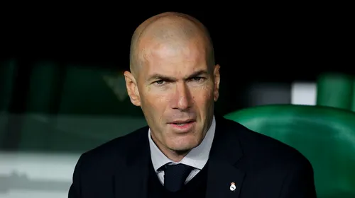 Lovitură grea primită de Zinedine Zidane înaintea returului cu Manchester City. Doi jucători „cheie” sunt indisponibili