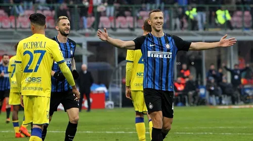 Inter s-a distrat cu Chievo și e noul lider din Serie A. Perisic a reușit un „hat-trick”. Rezultatele înregistrate sâmbătă în Italia