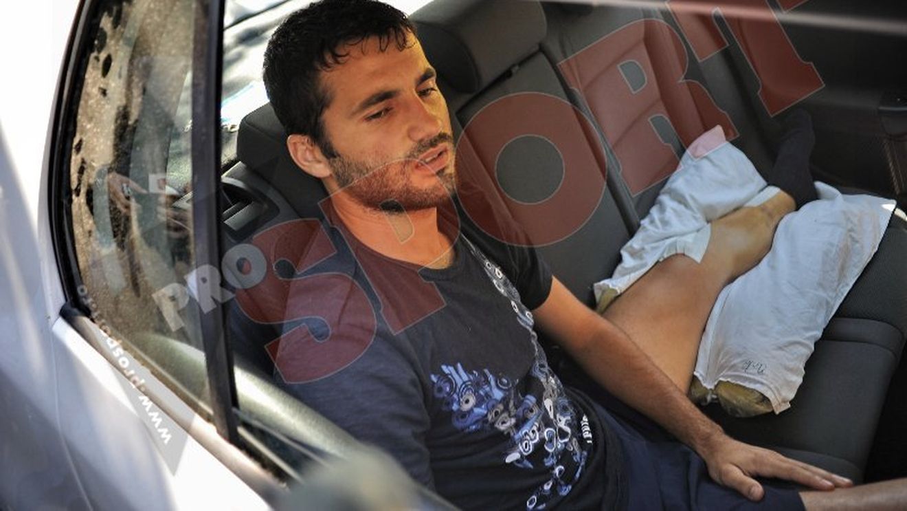 FOTO EXCLUSIV** Băcilă a fost externat: "Nu am nimic cu Gardoș!" Prima reacție și care e starea lui după operație