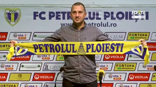 OFICIAL | Costel Enache a fost prezentat oficial ca antrenor principal la Petrolul