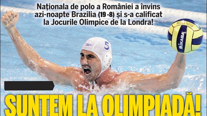 România a ZDROBIT Brazilia și merge la JO 2012!** Londra, VENIM! 