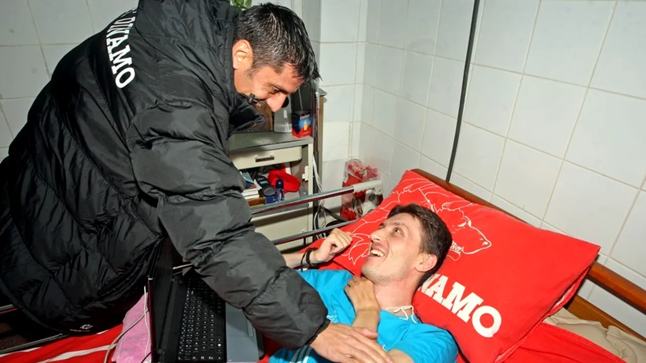 VIDEO Dinamo, aproape de fani! Ionel Dănciulescu a vizitat un suporter paralizat