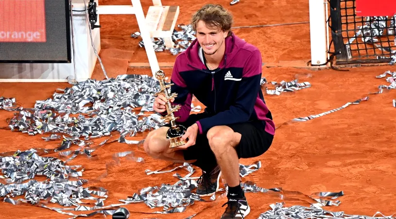 Alexander Zverev, victorie mare la Madrid! Germanul l-a învins pe Matteo Berrettini după o finală de poveste | VIDEO