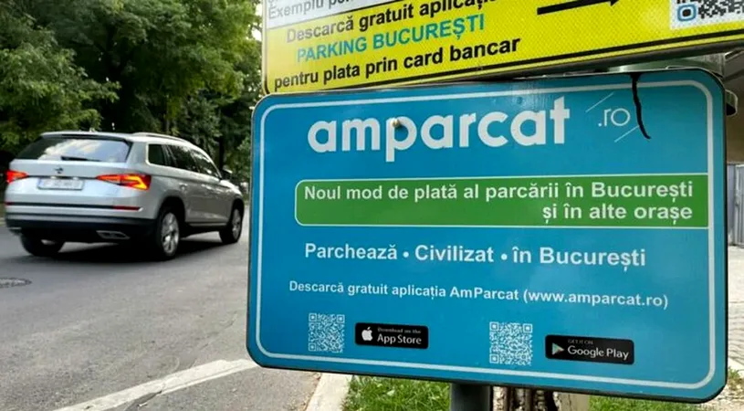 Parcările publice din Sectorul 4 au trecut în regim de tarifare de luni. Cum poţi plăti locul de parcare prin aplicaţia AmParcat