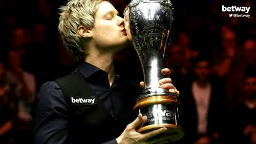 Mesajul magic din finala Campionatului Regatului Unit. A reușit jocul perfect în snooker și, imediat, Neil Robertson a primit SMS-ul mobilizator ideal, plus o convocare pe stadionul visurilor sale