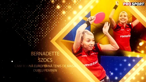 Au ridicat bucuria românilor la fileu! Fericire absolută oferită de Bernadette Szocs și Sofia Polcanova la Campionatele Europene de tenis de masă | VIDEO