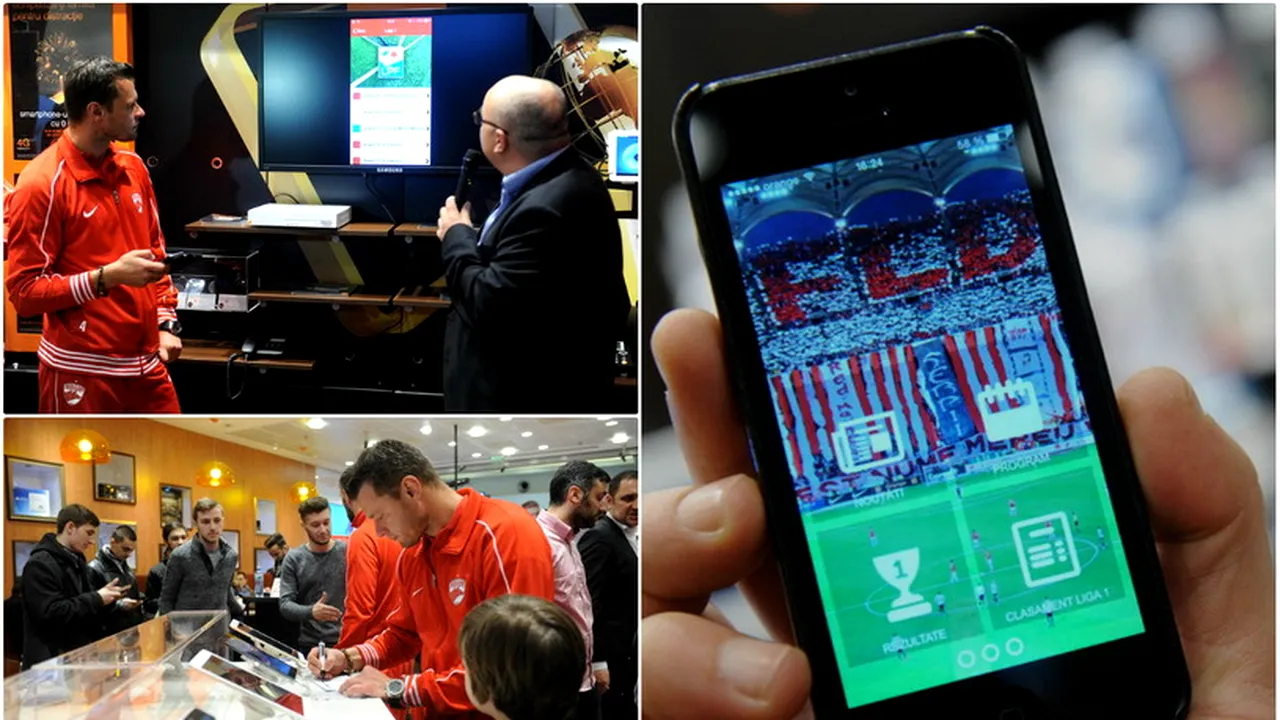 FOTO | Dinamo și-a lansat aplicația oficială pentru telefoane mobile și tablete. Reacția lui Marius Niculae: 