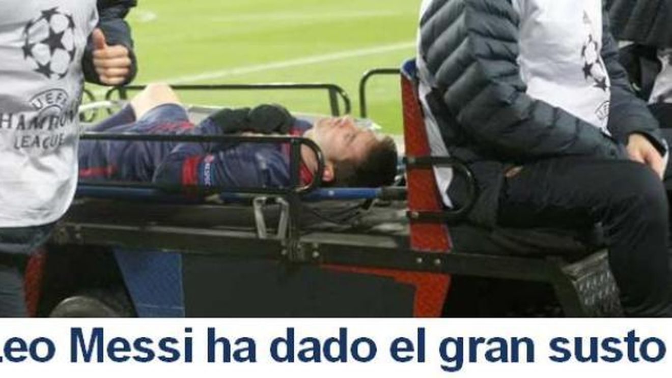 Seara în care toată Spania a înmărmurit!** 85, minutul care va rămâne semnat cu negru pentru Messi: "Spaimă!" Ce scriu spaniolii după accidentarea șoc