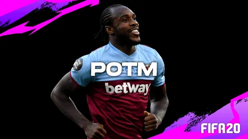 Michail Antonio a fost votat jucătorul lunii în ePremier League! Cum puteți obține cardul jucătorului