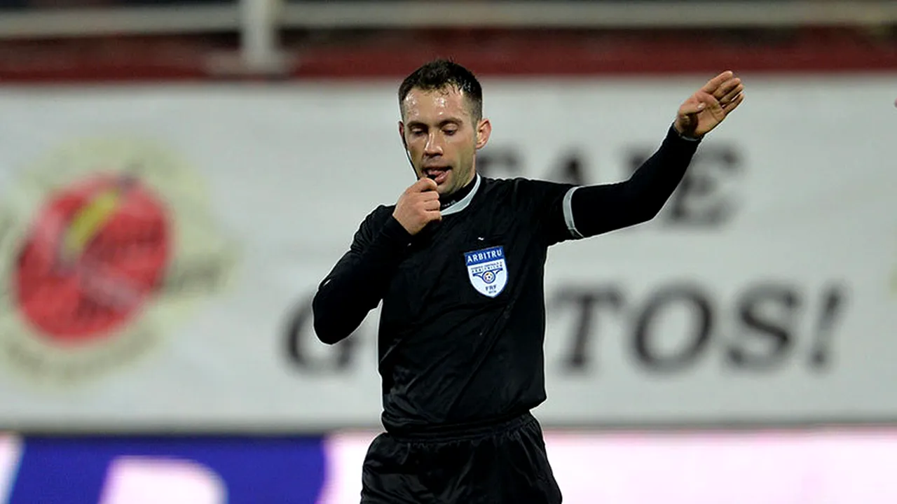 Horațiu Feșnic și George Găman vor arbitra partidele programate marți în play-out