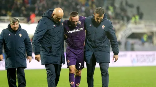 Franck Ribery s-a operat! Cât va lipsi de pe teren starul celor de la Fiorentina