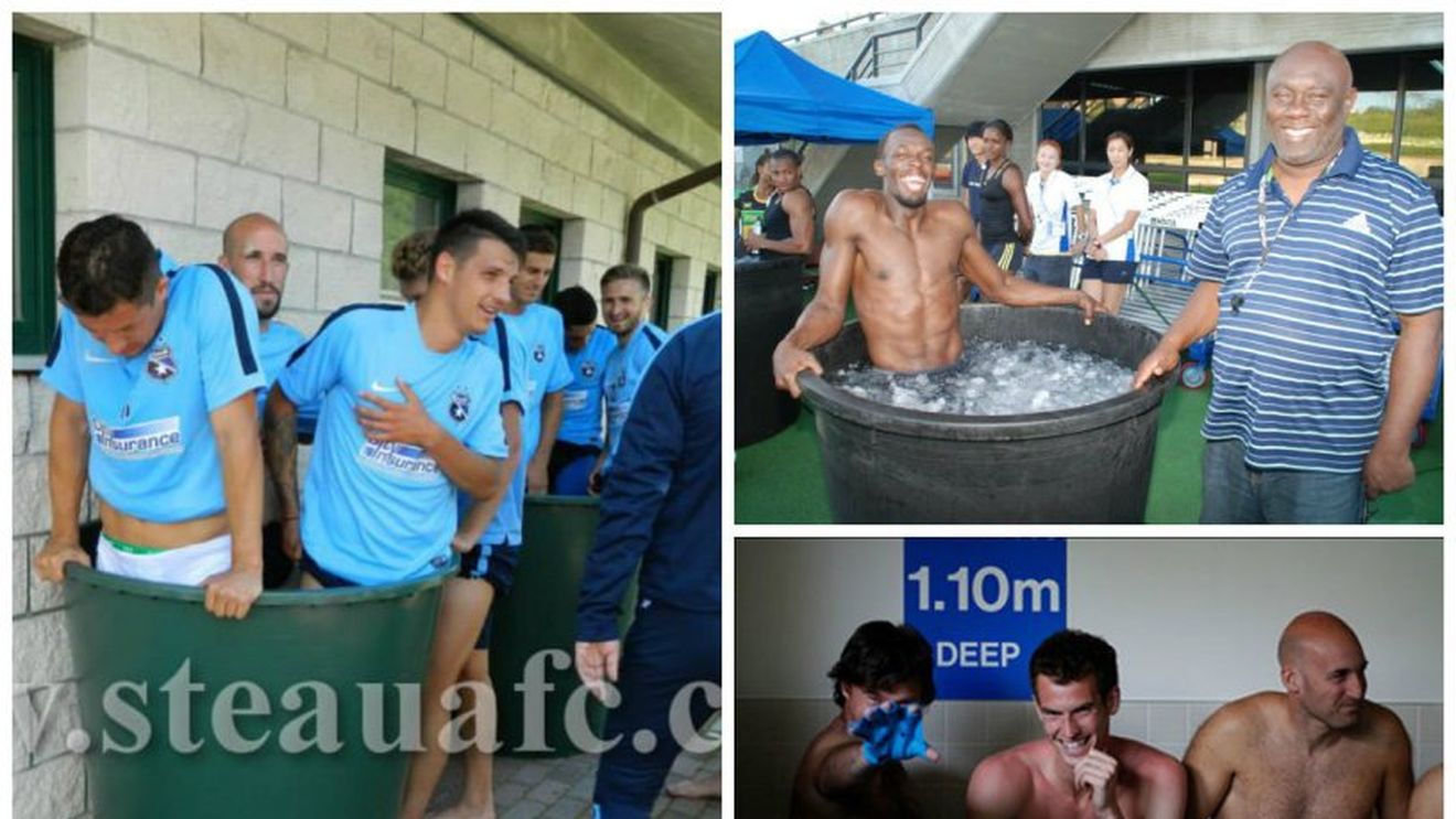 Laboratorul Steaua. Preparatorul spaniol Julian Jimenez aduce gheața carbonică pentru recuperare. British Journal of Sports Medicine: "Metoda poate agrava oboseala musculară"
