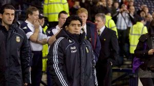 Mâna lui Dumnezeu dă autografe fanilor scoțieni