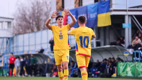Doar 2 puncte adunat România U19 în preliminariile EURO! Cinci tineri din Liga 2 au fost pe teren în ultimul meci, cu Ucraina U19