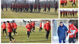 Steaua, primul antrenament din 2023. FOTO cu ședința și programul final al perioadei de pregătire