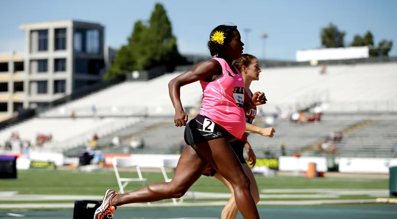O atletă însărcinată în 34 de săptămâni a concurat în proba de 800 m la Campionatele SUA