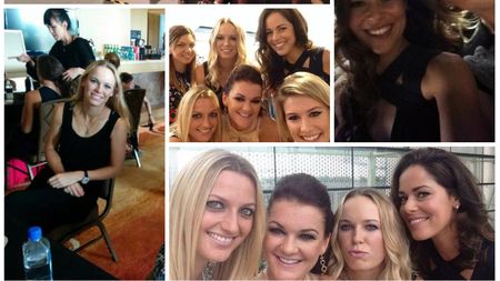 Fete în stare pură. Cum se transformă cele mai bune jucătoare de tenis în fete obișnuite când ajung "la machiaj". Halep, ușor marginalizată. Șarapova, ironică: "Ce ne-am mai distrat!"