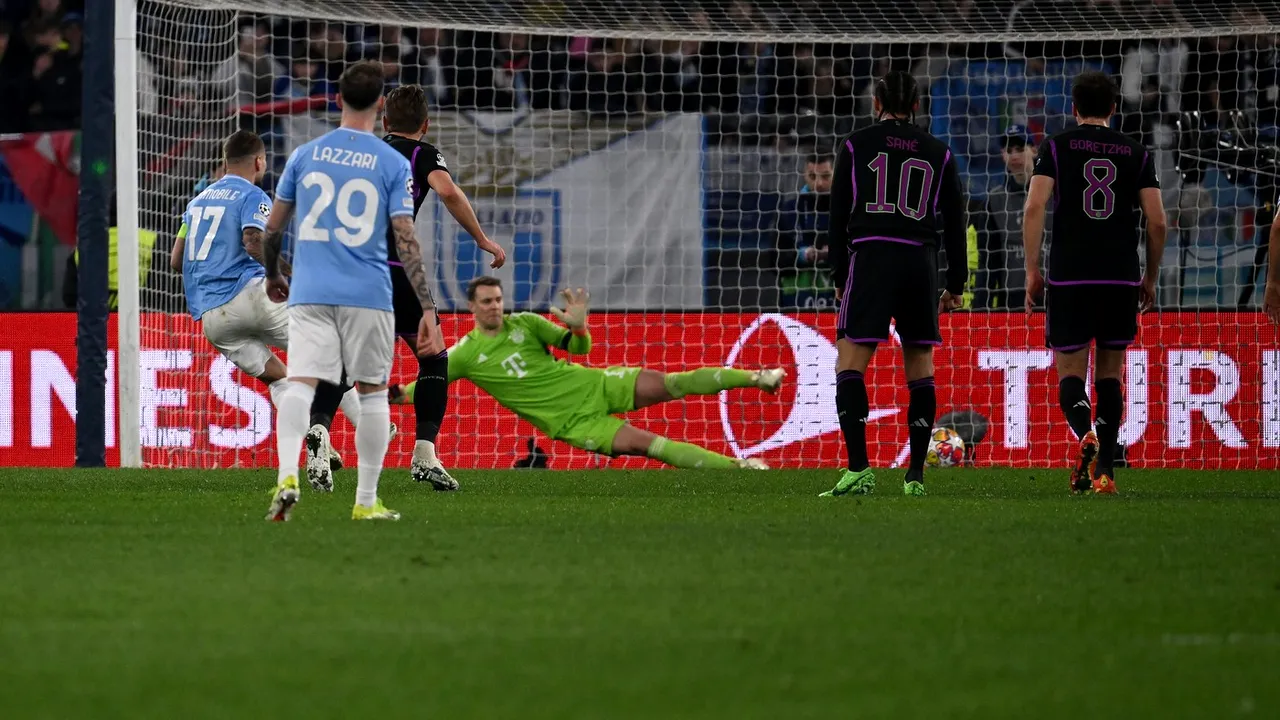 Lazio - Bayern 1-0. Immobile dă lovitura la Roma în optimile Champions League! PSG, victorie fără emoții cu Sociedad