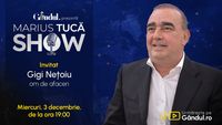 Marius Tucă Show începe miercuri, 3 decembrie, de la ora 19.00, live pe Gândul. Invitat: Gigi Nețoiu