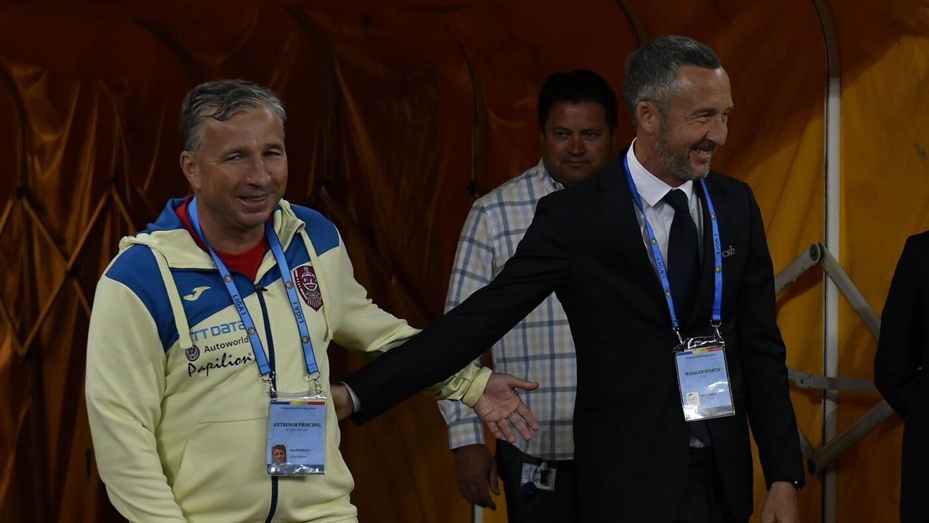 Primul transfer pe care Dan Petrescu îl face la CFR Cluj pentru titlu! Meme Stoica l-a dat de gol pe antrenorul rivalei