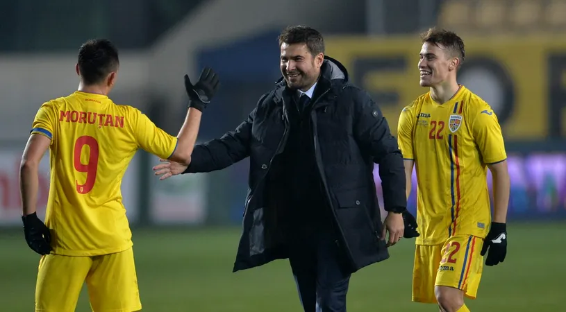 Basarab Panduru îl laudă pe Adi Mutu după victoria cu Ungaria U21. „El i-a făcut să joace fotbal, le-a dat încredere!”