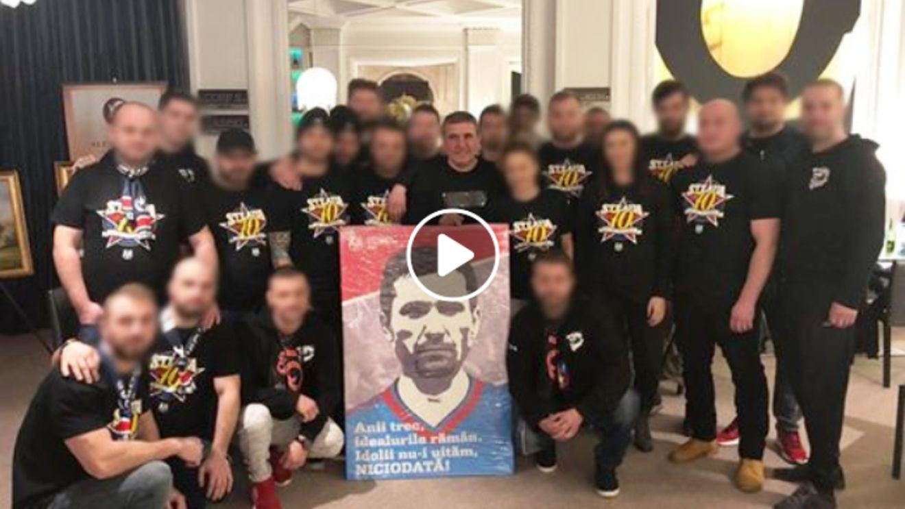 VIDEO | Ultrașii Stelei s-au întâlnit cu Gică Hagi, de ziua Regelui! Liderul "Generației de Aur" a primit un cadou de la suporteri
