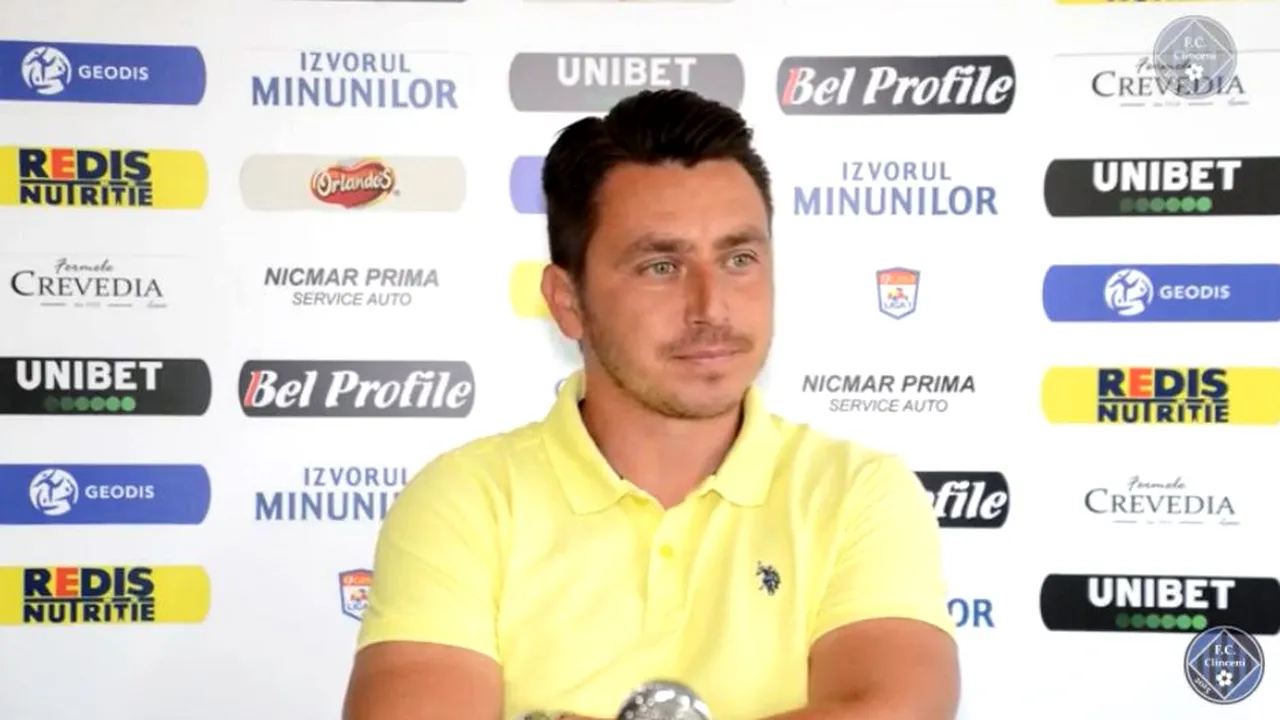 Ilie Poenaru, nemulțumit după ce Academica Clinceni a câștigat partida cu Astra Giurgiu: „Mă aşteptam la mult mai mult!”