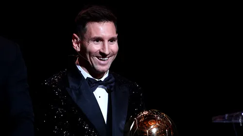 Prima reacție a lui Lionel Messi după ce a câștigat „Balonul de Aur” pentru a șaptea oară! De ce crede că a primit din nou marele trofeu