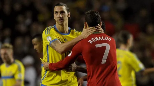 Zlatan Ibrahimovic, mesaj dur pentru Cristiano Ronaldo: „Asta numești tu provocare? E o tâmpenie!” Ce-l deranjează pe „Ibra”