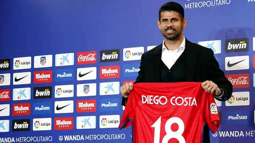 Diego Costa a revenit la Atletico: 