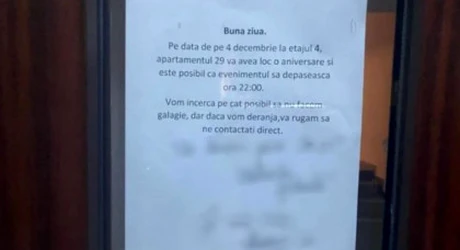 Și-a anunțat vecinii într-un mod inedit că va da o petrecere, iar reacția primită a fost una pe măsură. Cum a răspuns un vecin