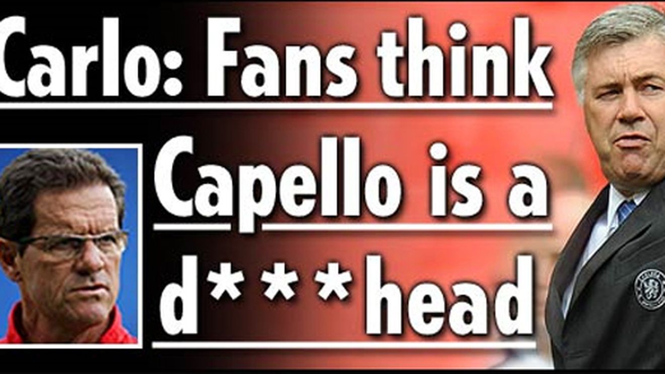 Ancelotti ȘOCHEAZĂ‚**: "Capello a trecut de la Zeu la cap de p..."