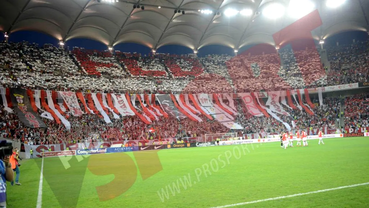 Nu a mai fost Mall Arena!** Atmosferă explozivă la Dinamo - Steaua. GALERIE FOTO Coregrafiile pregătite de fani