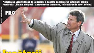 Mulțescu, lucrat de jucători!