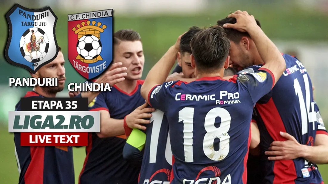Chindia, noul lider al Ligii 2.** Echipa lui Viorel Moldovan a câștigat cu Pandurii, după un meci în care portarul gorjenilor a făcut minuni o oră