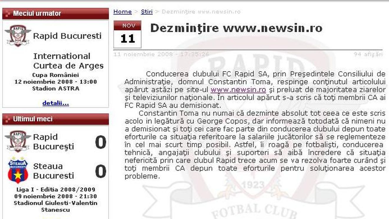 Șefii CA al Rapidului o dau la întors! Nimeni nu a demisionat!