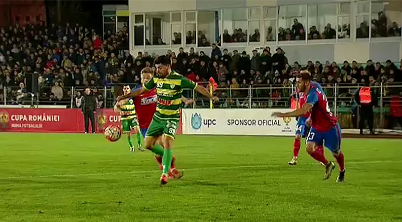 Lemne cu Foresta!** Steaua se chinuie, dar câștigă cu 2-1 la Suceava și se califică în optimile Cupei