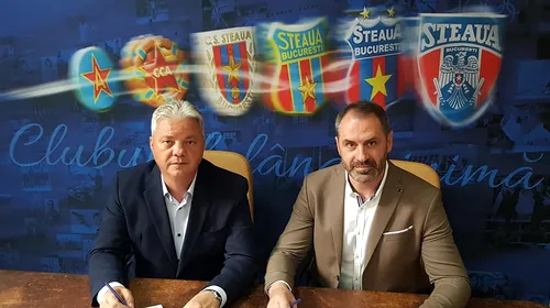 Sandu Iacob, prezentat oficial antrenor al Stelei după ce a semnat și contractul. Vasile Stângă: „Obiectivele sunt clare, locul 1-3 în Liga Națională și câștigarea Cupei României”. Cu ce lot a plecat Steaua la drum