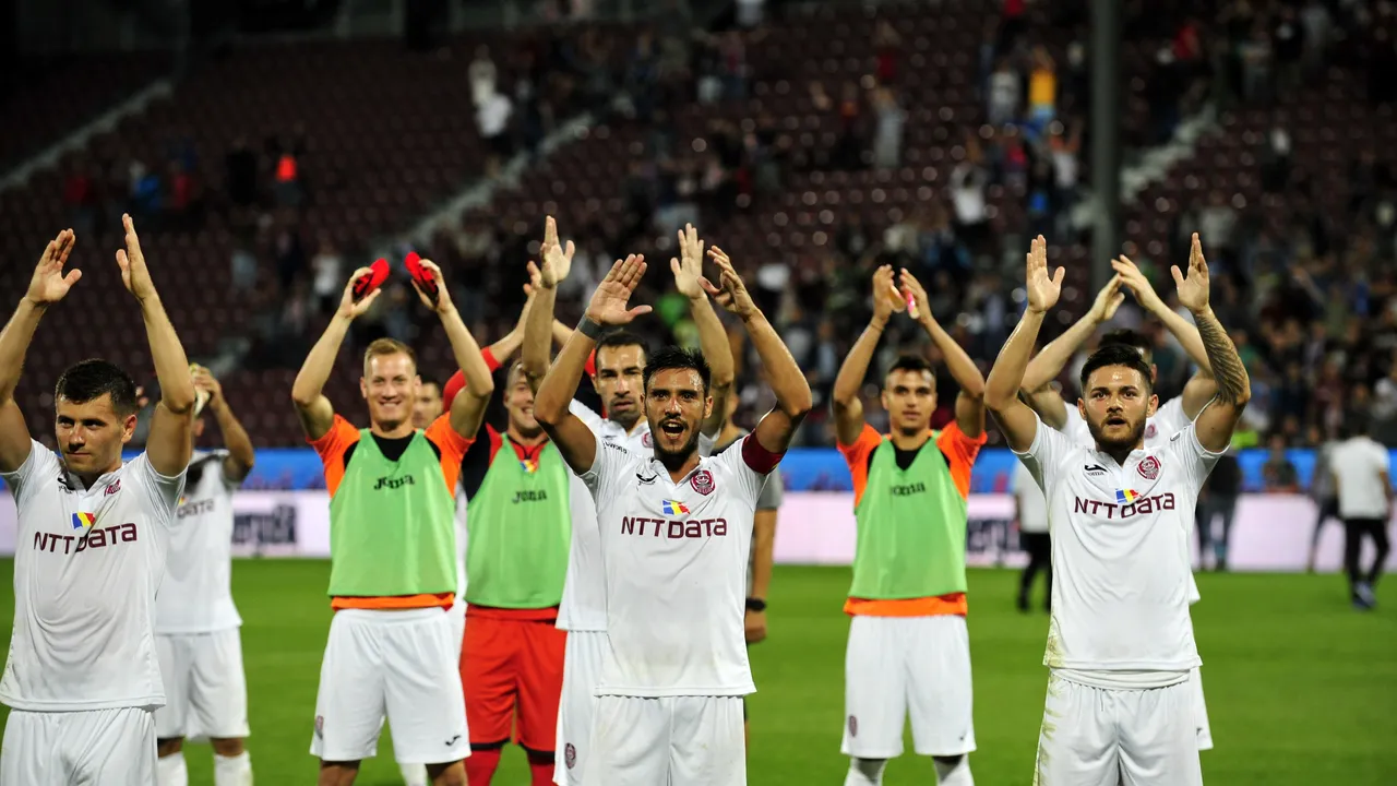 Chindia Târgoviște - CFR Cluj 0-1! Campioana României se califică în optimi prin golul lui Tambe. Meci sărac în ocazii cu echipa lui Viorel Moldovan