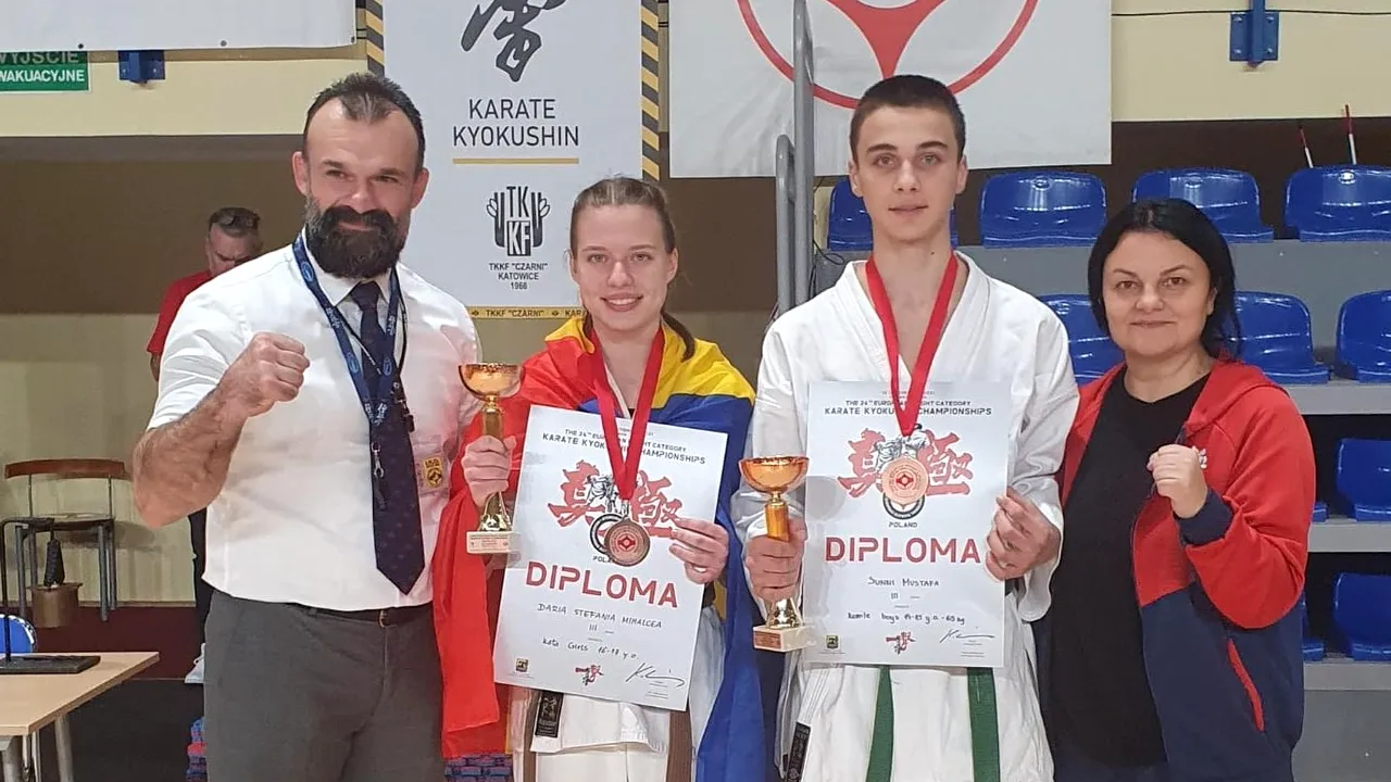 Românii, pe podium la Campionatul European de Karate Kyokushin!