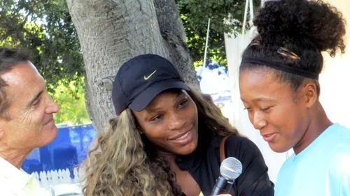 Cea mai tare imagine înainte de marea finală feminină de la US Open. FOTO | Când copilul își atinge idolul: ce se întâmpla acum patru ani cu Naomi Osaka și Serena Williams + reacția sinceră a japonezei