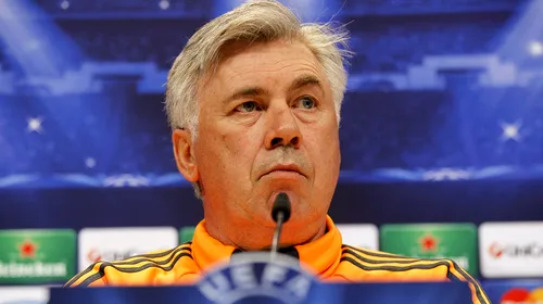 Ancelotti: „În retur va trebui să dăm dovadă de răbdare”