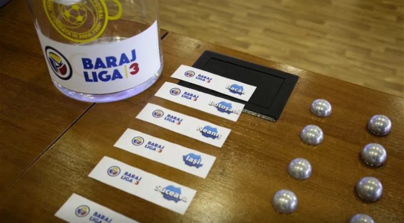 Programul barajului de promovare în Liga 3!** Decizia FRF este una în premieră