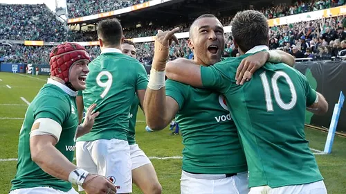 Meci de senzație în rugbyul mondial: Irlanda a învins pentru prima dată în 111 ani naționala Noii Zeelande!
