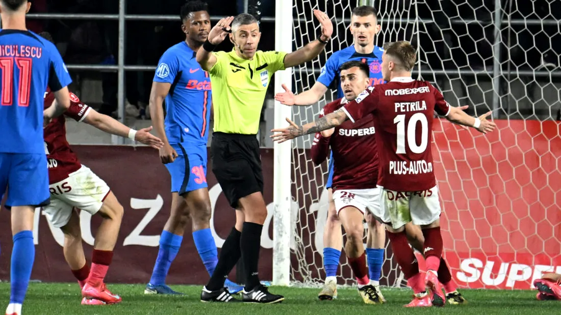 Tot o brigadă de arbitri din prima ligă conduce și returul barajului dintre Chindia Târgoviște și CSC Dumbrăvița. Despre ”central” se credea că a fost suspendat pentru restul sezonului, după deciziile sale din Rapid – FCSB 1-2